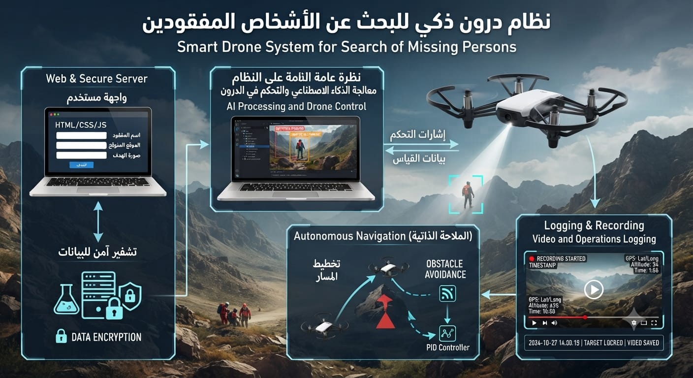 نظام درون ذكي Smart Perception Drone